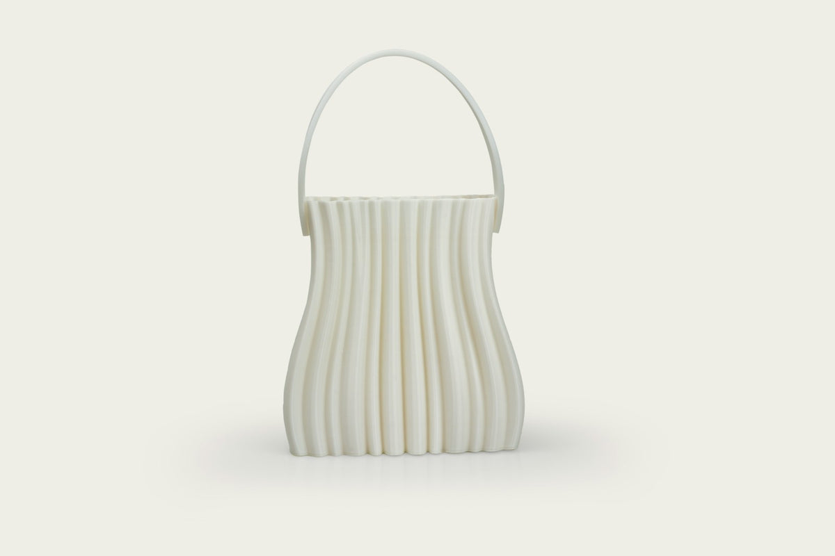 Sac Plissé – White