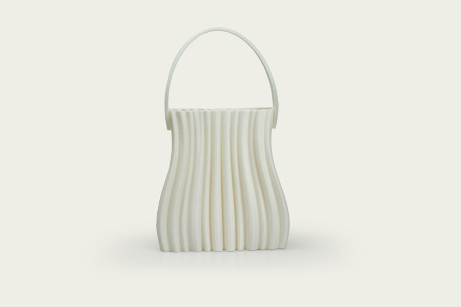 Sac Plissé – White