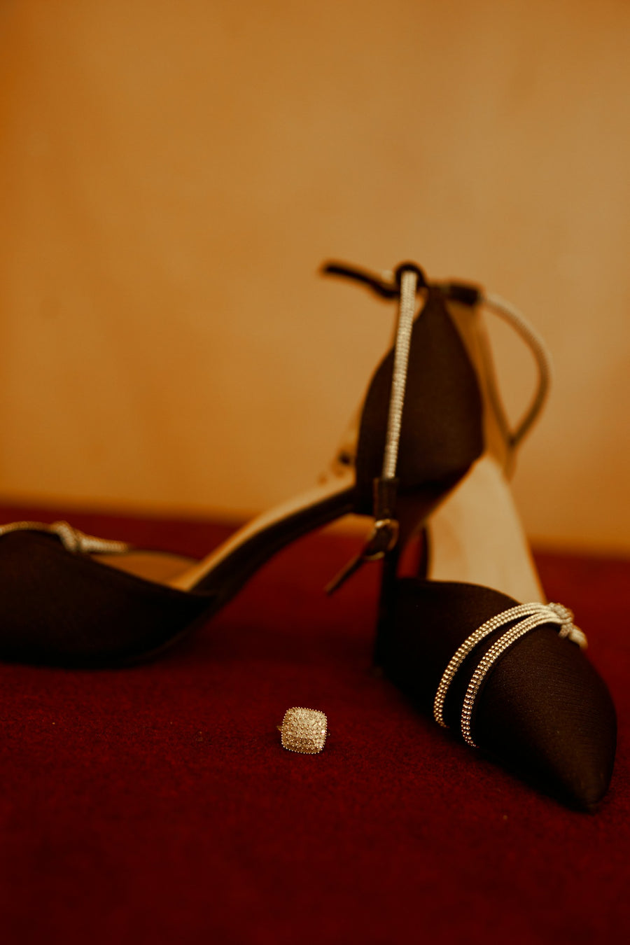 Sandale Étoile – Black sparkle
